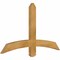Ekena Millwork Bellingham Rough Sawn Timber Gable Bracket, Western Red Cedar, 48"W x 28"H x 2"D x 4"F, 14/12 Pitch GBW048X28X0204BEL00RWR - alternate 2